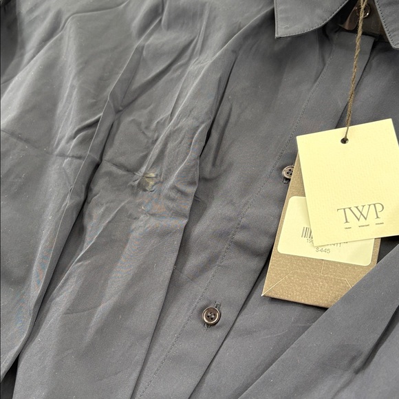 NEW! TWP Taken Top in Super Compact Poplin - Size Medium - Picture 7 of 10